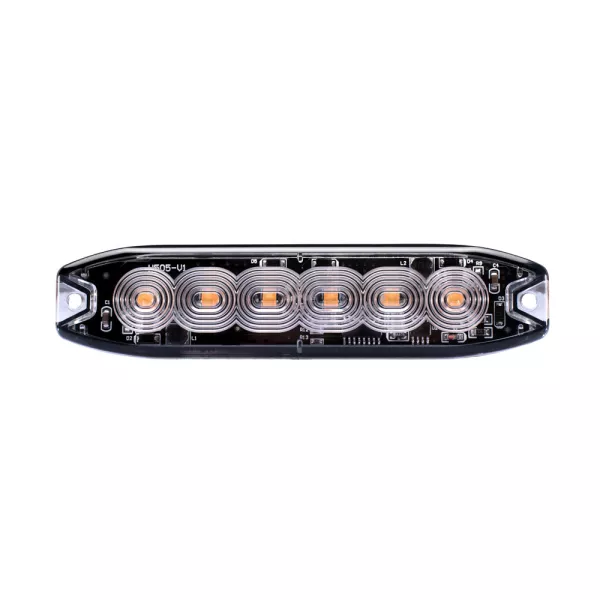 LED Blitzer ultra dünn Serie Intensity 6 LEDs orange ECE-R65
