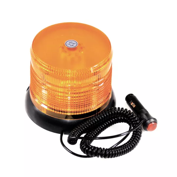 LED Magnetblitzleuchte BIG mit Magnethalter und KFZ-Stecker 12V