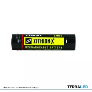 Coast ZX955 Zithion-X wiederaufladbare Batterie für WPH34R