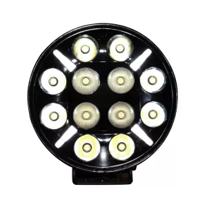 LED Fahrscheinwerfer 120 Watt 10800 Lumen rund 12-24V Straßenzulassung ECE-R112