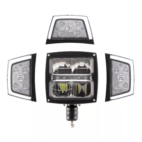 LED Hauptscheinwerfer 58 Watt mit Blinker Straßenzulassung