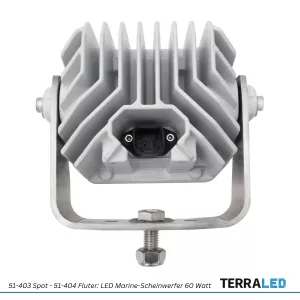 LED Marine-Scheinwerfer 60 Watt Fluter / Spot