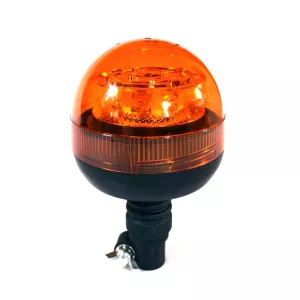 D-TECH 1 stück LED Rundumleuchte Stroboskoplicht Blitzleuchte Warnleuchte Regensicher Amber Notlicht-Leuchtfeuer für 12V/ 24V-LKWs Traktoren Gabelstapler 