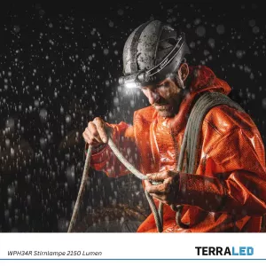 LED Stirnlampe WPH34R 2150 Lumen wiederaufladbar wasserdicht IP68