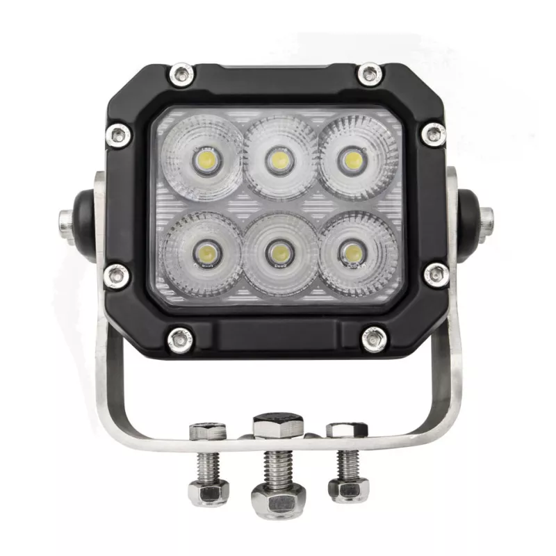 LED Fernscheinwerfer 100 Watt Premium, 10.000 Lumen, eckig, Strassenzulassung, ECE R112 / R10 Funkentstört