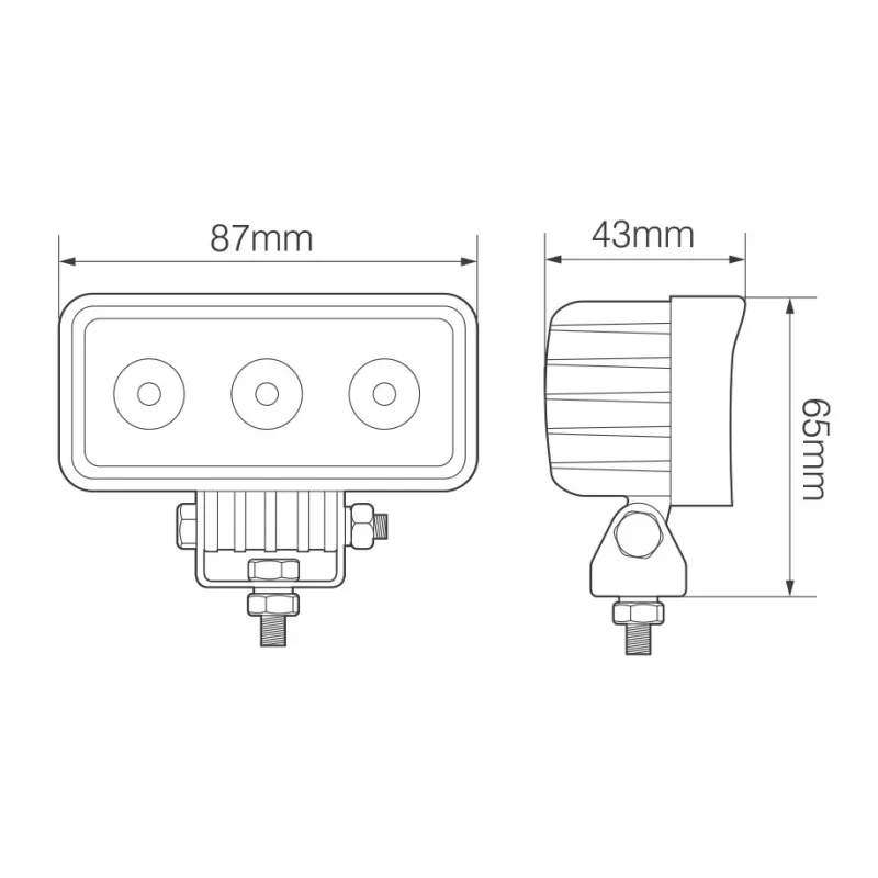 LED Rückfahrscheinwerfer - ECE-R23 Zulassung - TerraLED