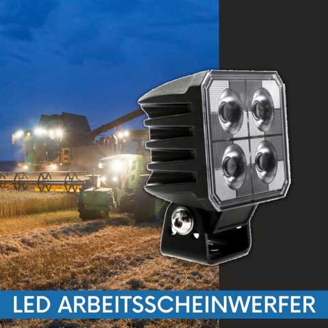 Agrar LED Arbeitsscheinwerfer für Traktor 12V TerraLED